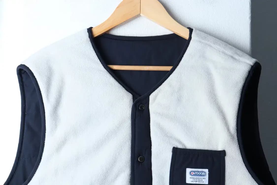 (L-XL) 아웃도어 패딩 점퍼자켓 조끼 경량 리버시블 플리스-16FA7 상품이미지4