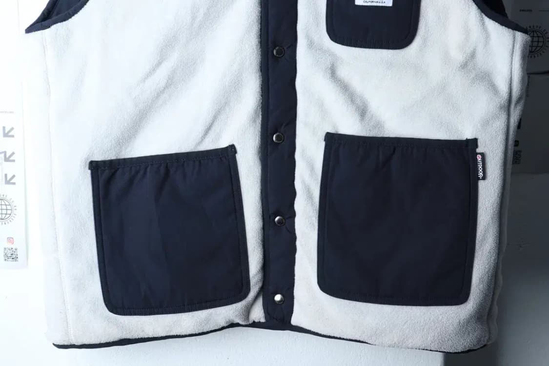 (L-XL) 아웃도어 패딩 점퍼자켓 조끼 경량 리버시블 플리스-16FA7 상품이미지5