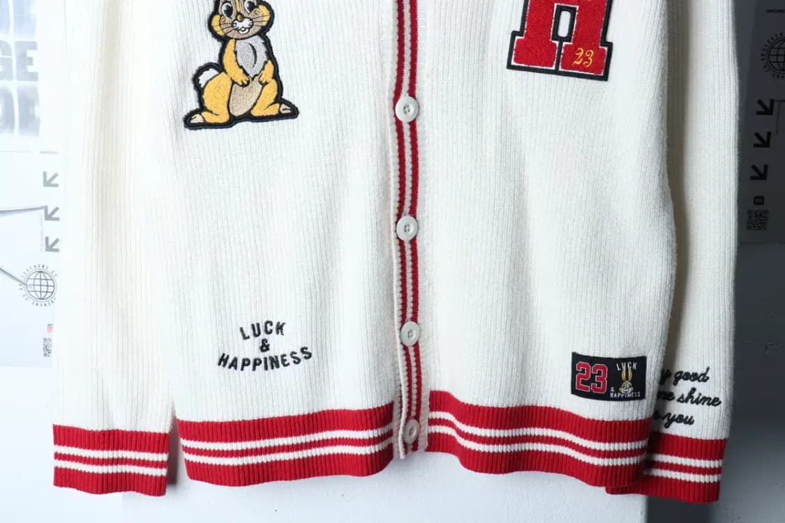 (S-L) 홀리스터 니트 가디건 Y2K 유행 트렌드 패치-16EA9 상품이미지4