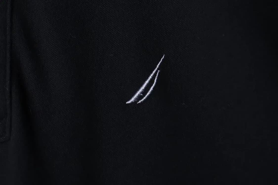 (XL) 노티카 카라 긴팔티셔츠 스몰로고 블랙 올드스쿨-16EAA 상품이미지5