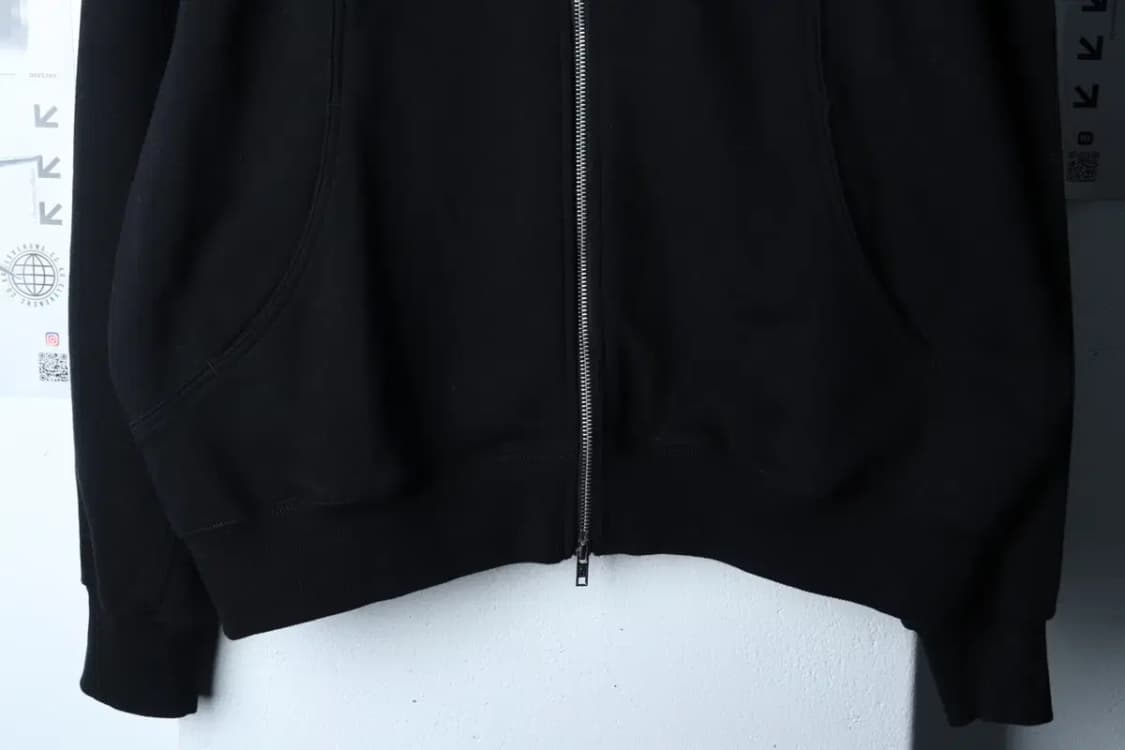 (L-XL) 키뮤어 집업 바람막이 점퍼자켓 루즈핏 놈코어 블랙-16EAB 상품이미지4