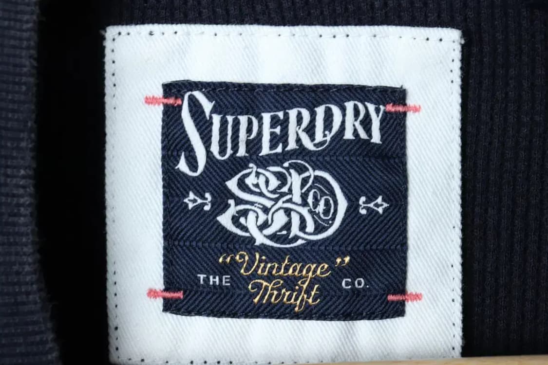 W(S-M) 슈퍼드라이 긴팔티셔츠 브루클린 와플 크롭 잘익음-16EAE 상품이미지6