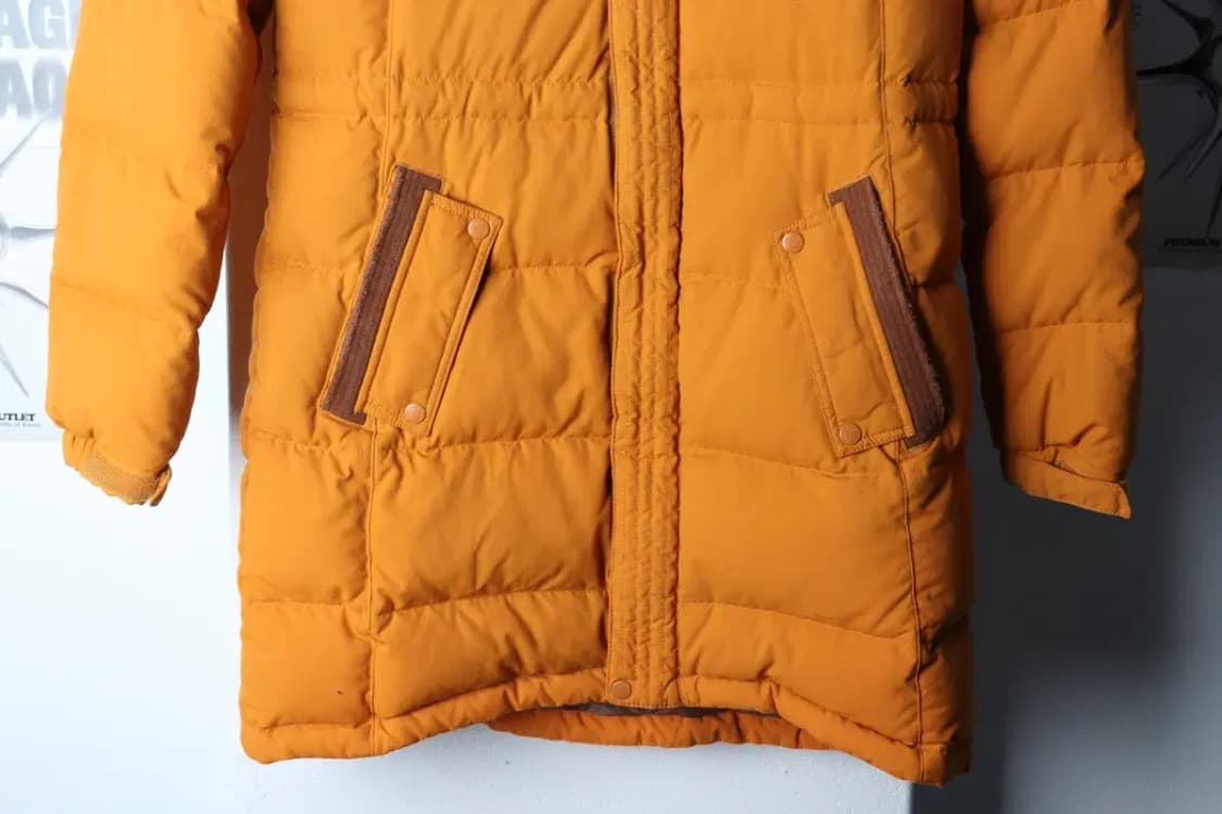 W(S-M) 몽벨 패딩 점퍼자켓 유행 구스다운 오렌지 롱-16EB0 상품이미지4