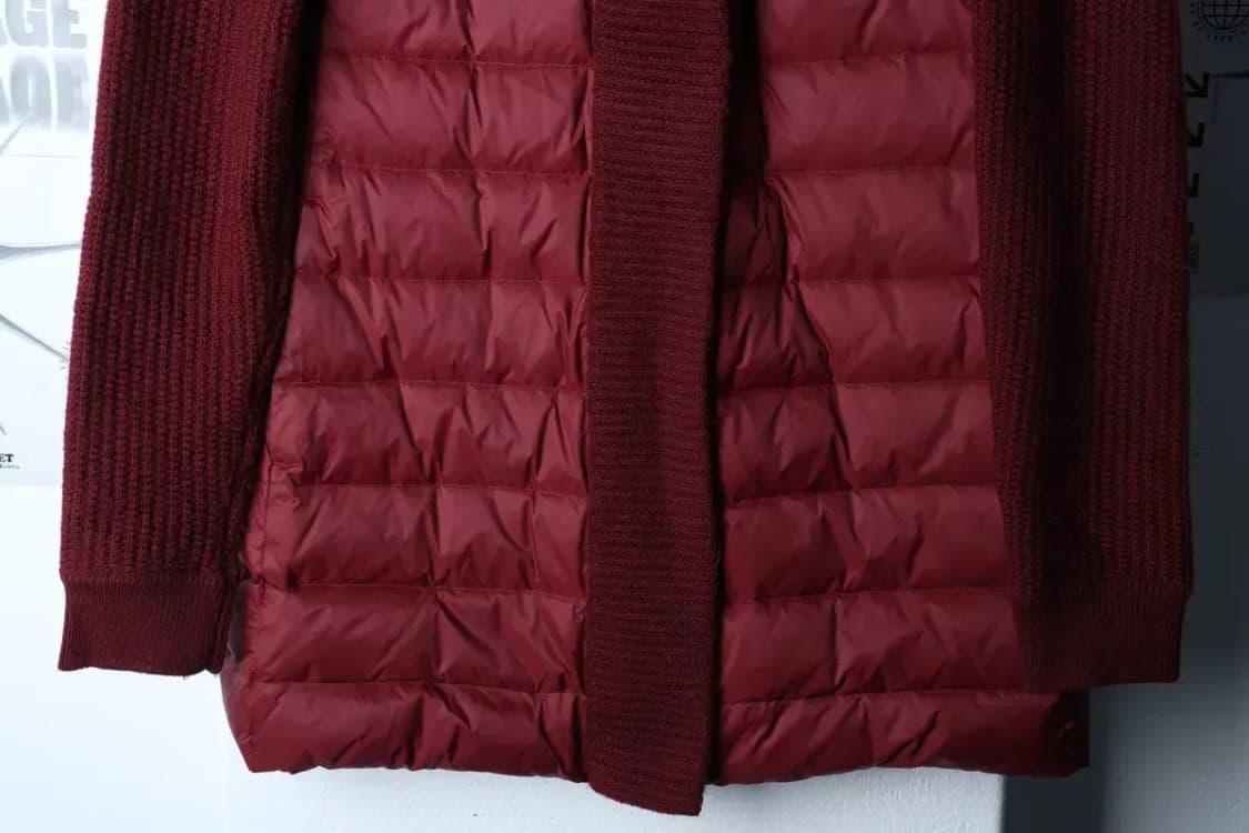 W(S-M) 페스포우 패딩 점퍼자켓 덕다운 버건디 롱-16EB5 상품이미지4