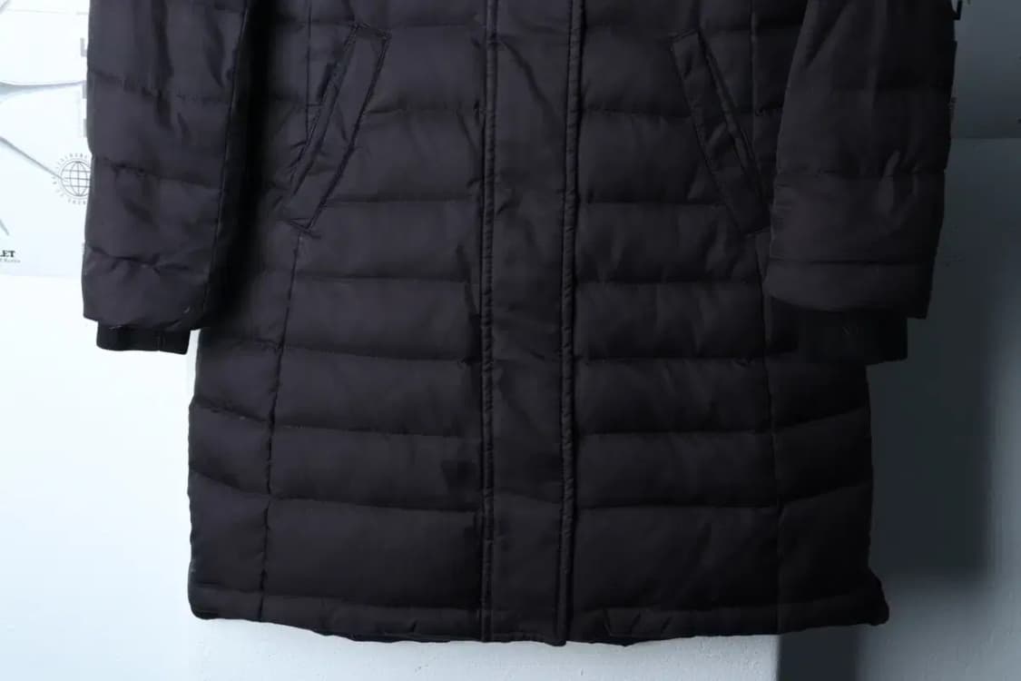 W(XS-S) 타미힐피거 패딩 점퍼자켓 덕다운 블랙 롱-16EB7 상품이미지4