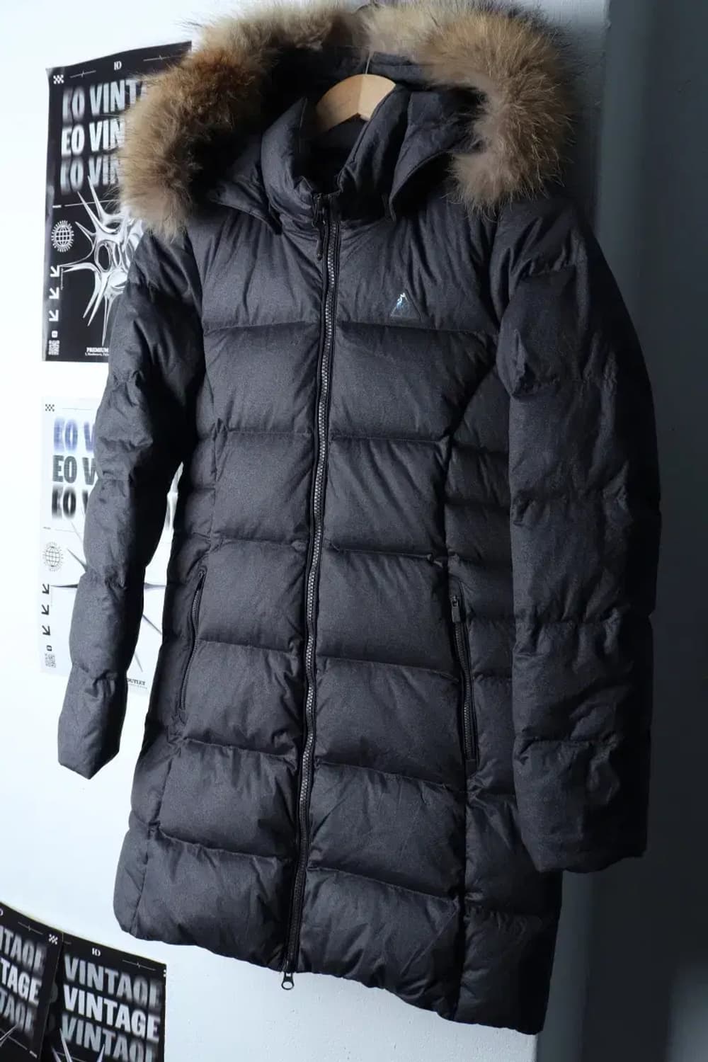 W(S) 르꼬끄 패딩 점퍼자켓 구스다운 그레이 롱-16EB8 상품이미지1