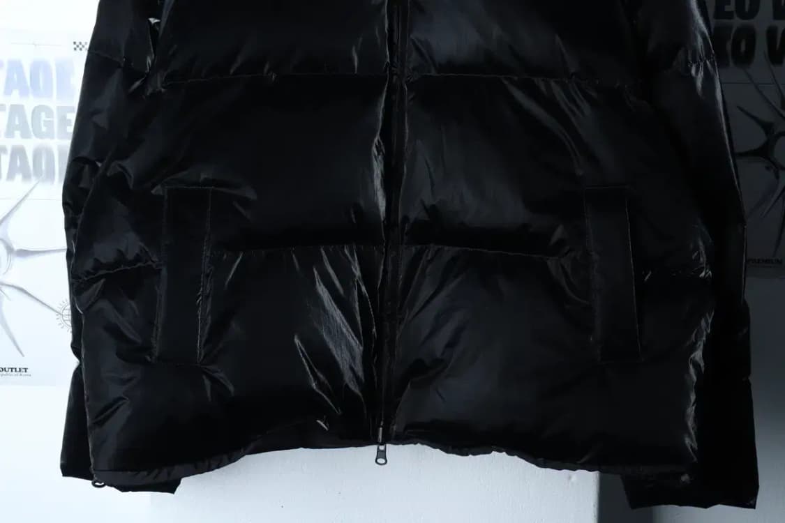 (M) 몽돌 패딩 점퍼자켓 새상품 유광 리버시블 덕다운-16EBB 상품이미지4