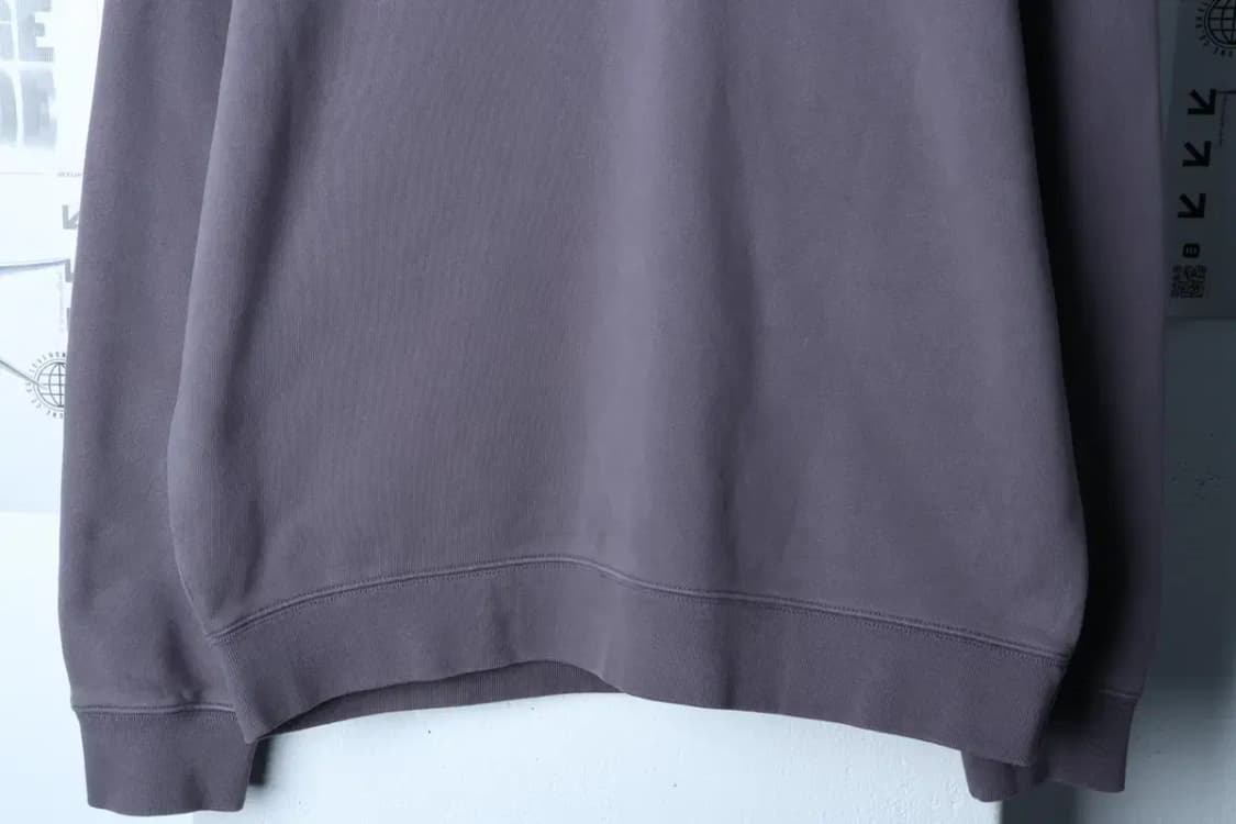 (M-L) 소버먼트 맨투맨 티셔츠 세미오버핏 그레이 무지-16EBE 상품이미지4