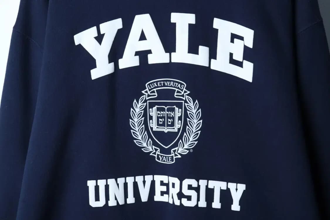 (XL) 예일 맨투맨 티셔츠 빅로고 네이비 올드스쿨-16EBF 상품이미지5