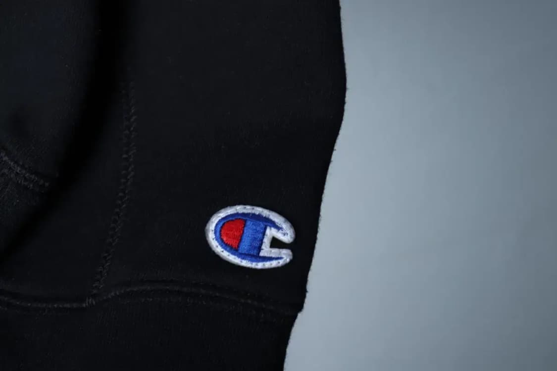 (L-XL) 챔피온 맨투맨 티셔츠 나그랑 기모 블랙 올드스쿨-16EC0 상품이미지6