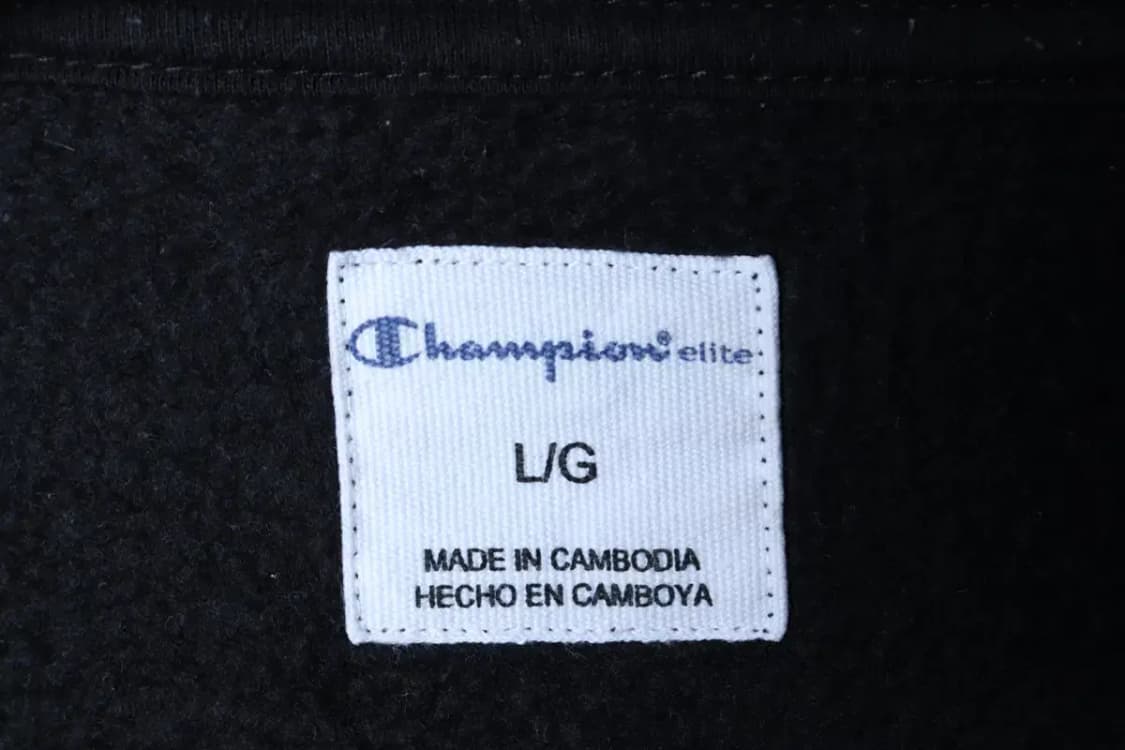 (L-XL) 챔피온 맨투맨 티셔츠 나그랑 기모 블랙 올드스쿨-16EC0 상품이미지7