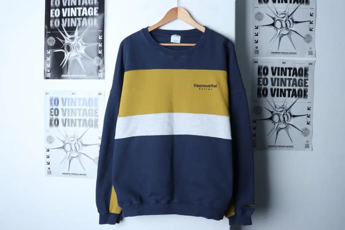 (XL-3XL) 디스이즈네버댓 맨투맨 티셔츠 오버핏 올드스쿨-16EC1 상품이미지2