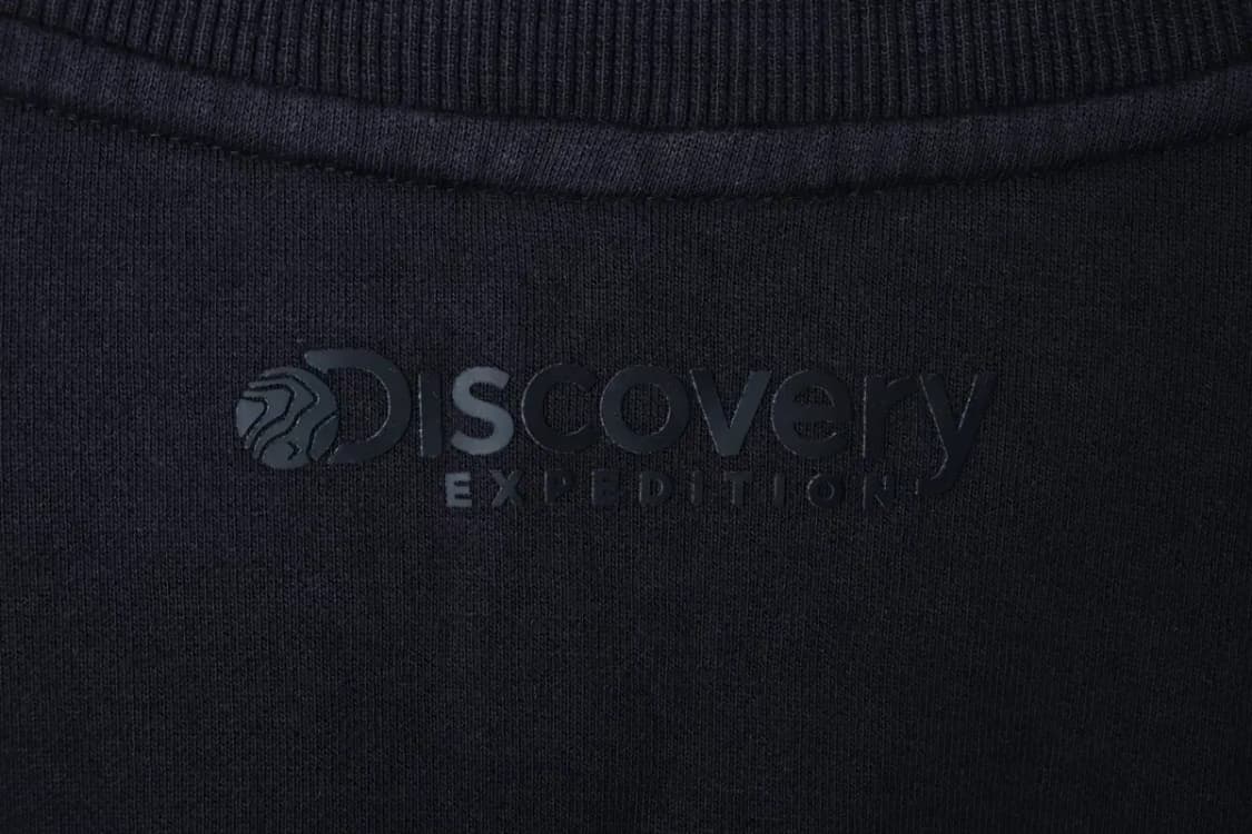 (2XL) 디스커버리 맨투맨 티셔츠 빅사이즈 블랙 올드스쿨-16EC2 상품이미지6