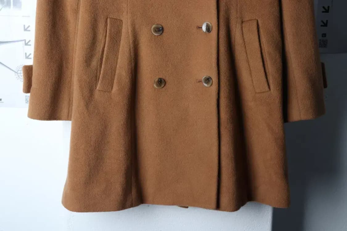 W(XS) 클럽모나코 코트자켓 한섬 더블 브라운 울-1704E 상품이미지4