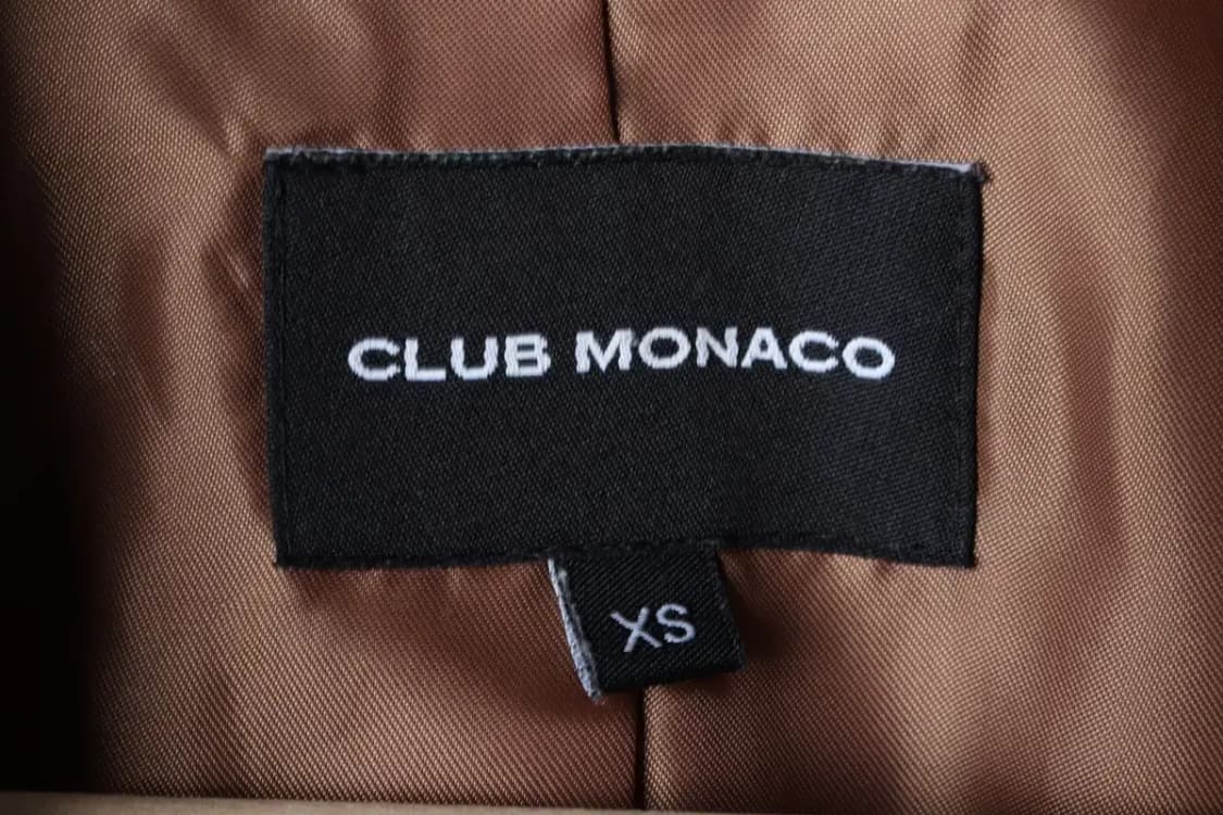 W(XS) 클럽모나코 코트자켓 한섬 더블 브라운 울-1704E 상품이미지5