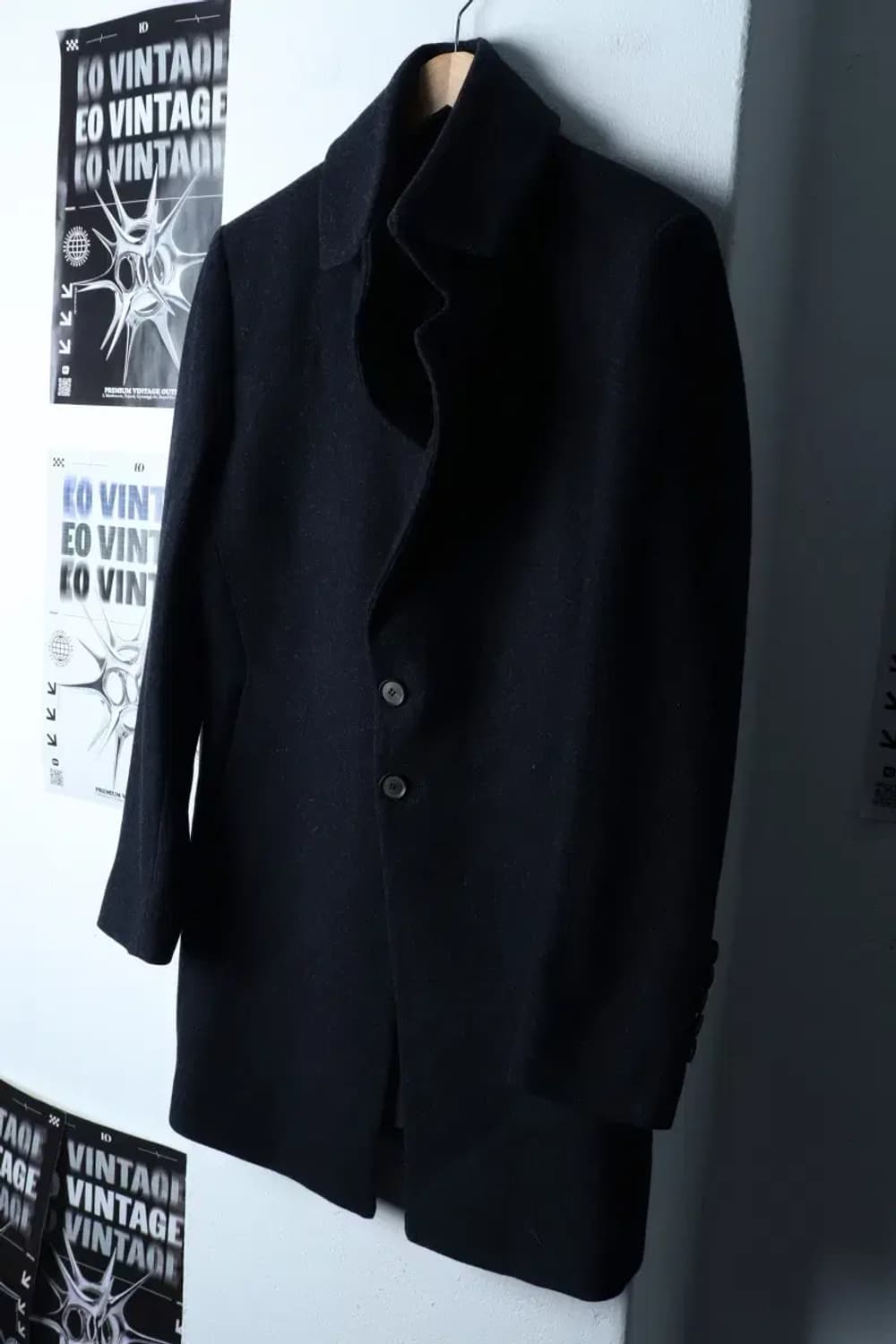 (L) 지오송지오 코트자켓 네이비 울 한정판-1704F 상품이미지1