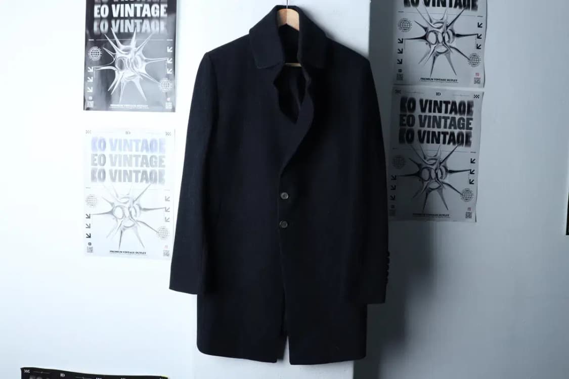 (L) 지오송지오 코트자켓 네이비 울 한정판-1704F 상품이미지2