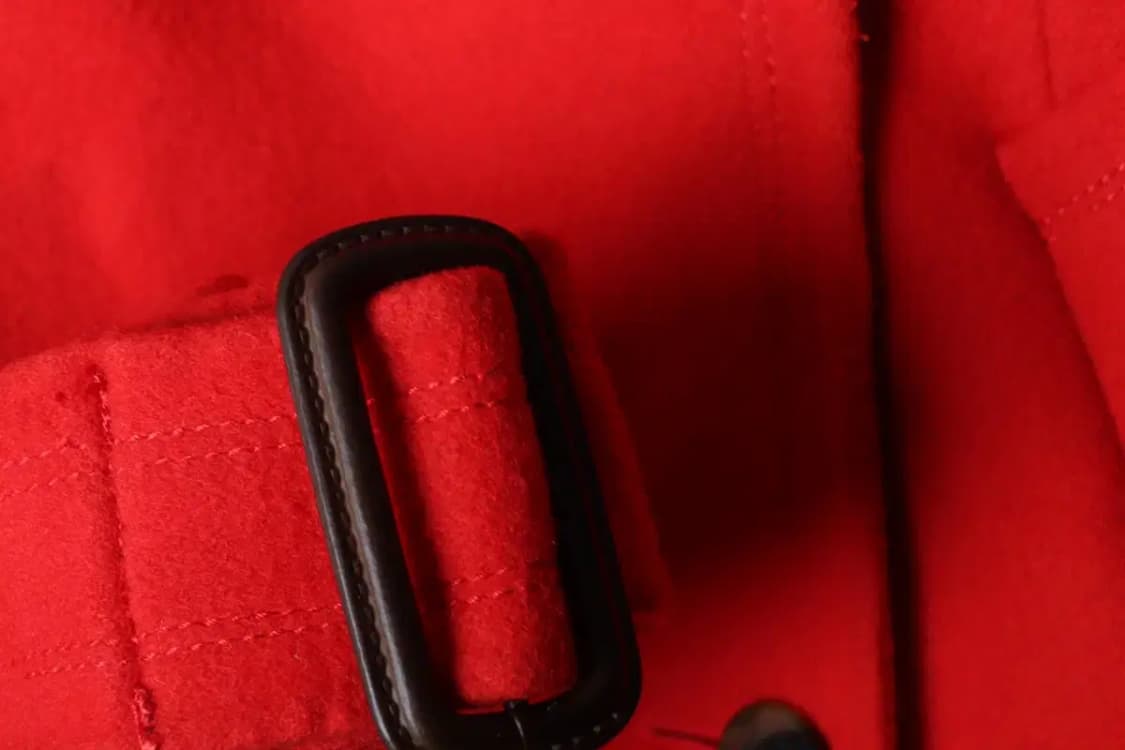 W(S) 모죠에스핀 코트자켓 핸드메이드 더블 숏 울 레드-17050 상품이미지6