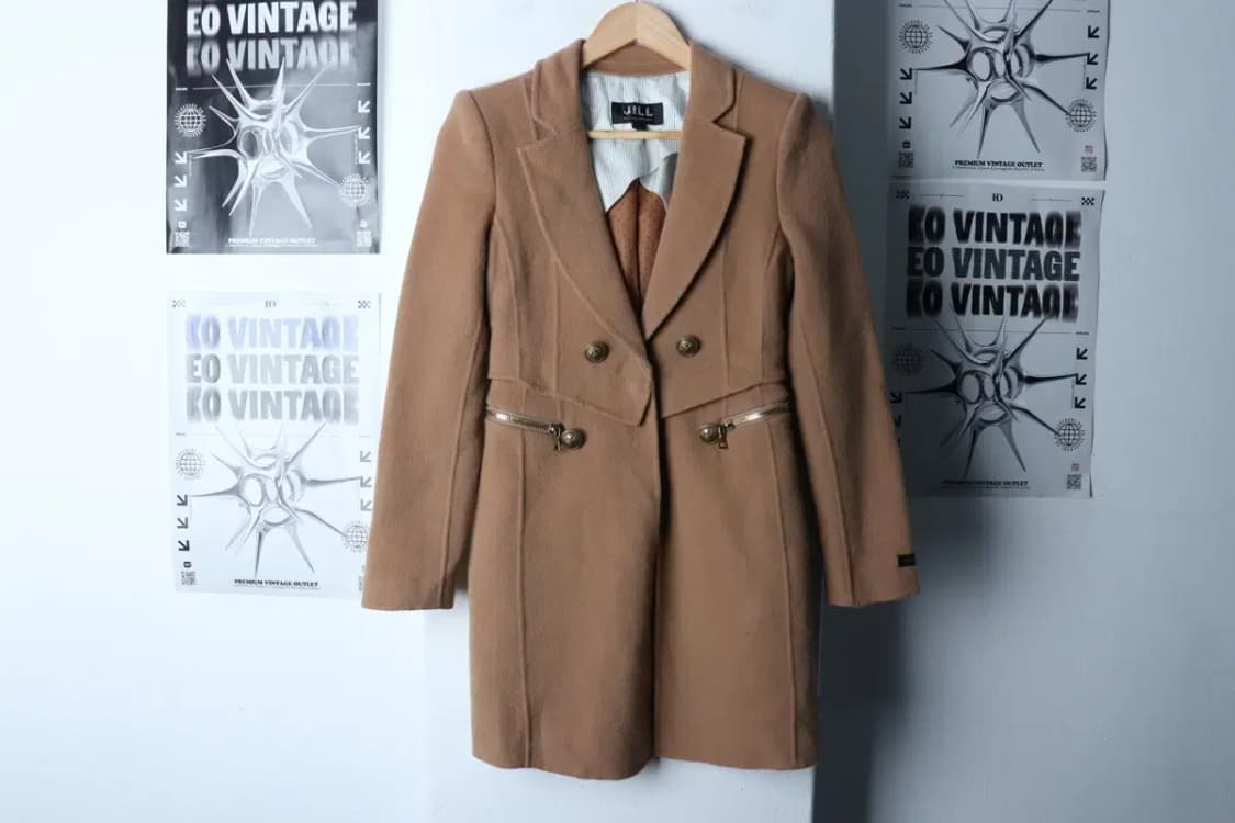 W(S) 질스튜어트 코트자켓 베이지 울 유니크-17053 상품이미지2