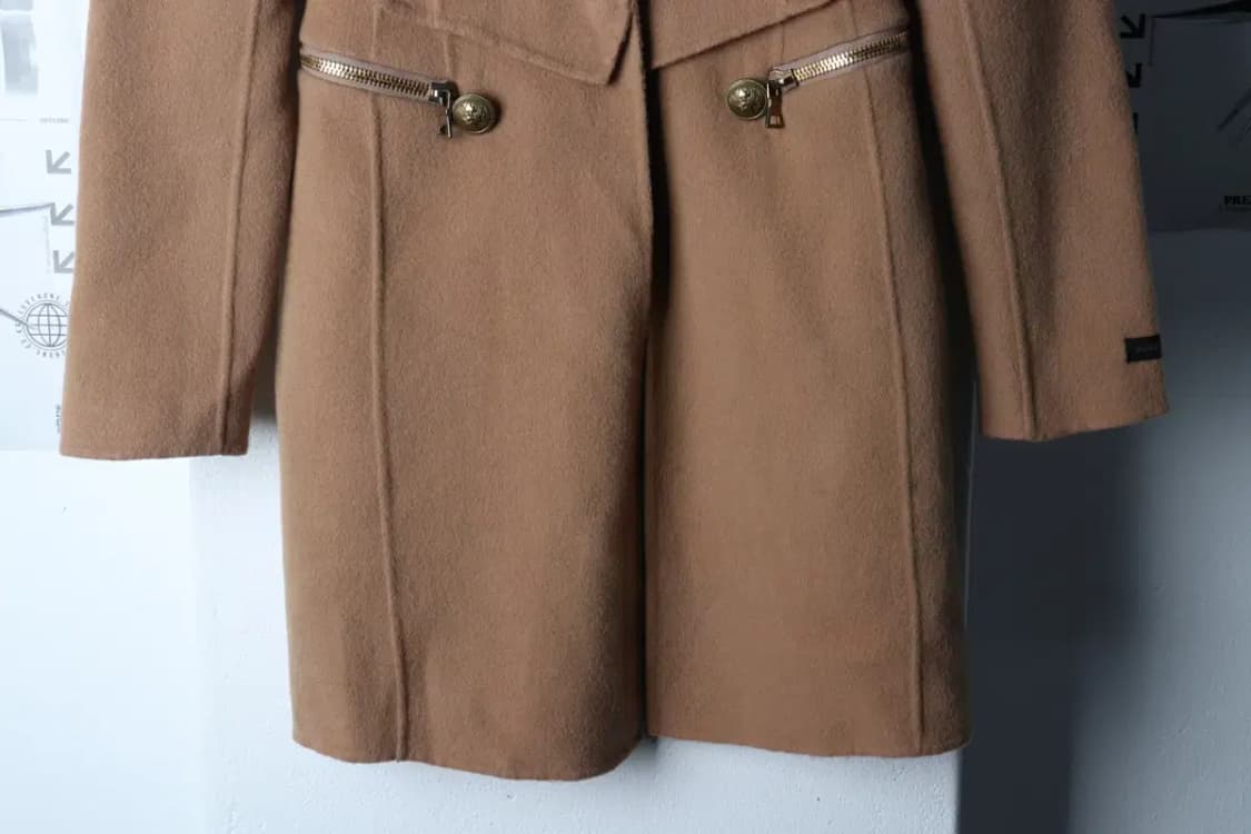 W(S) 질스튜어트 코트자켓 베이지 울 유니크-17053 상품이미지4