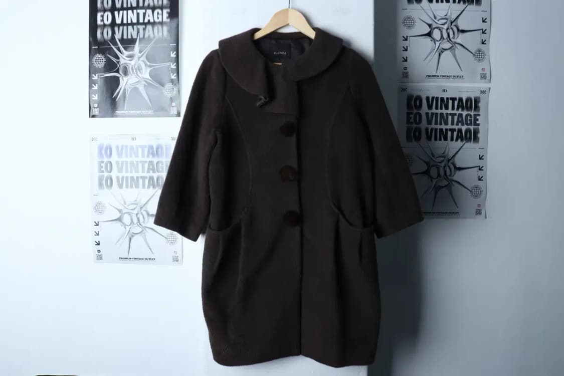 W(S) 발렌시아 코트자켓 앙고라 브라운 키치-17055 상품이미지2