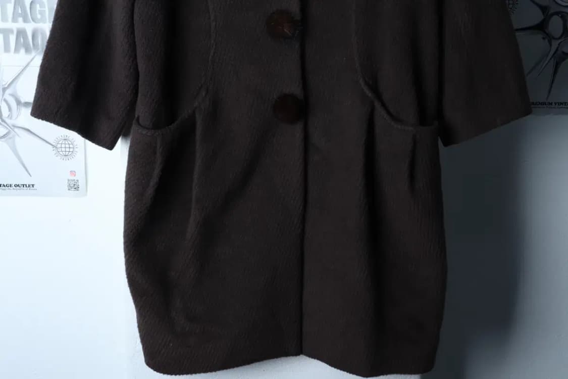 W(S) 발렌시아 코트자켓 앙고라 브라운 키치-17055 상품이미지4