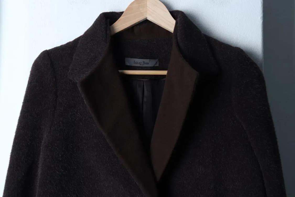 W(S) 아이잗바바 코트자켓 싱글 딥브라운 울 초코-17056 상품이미지3