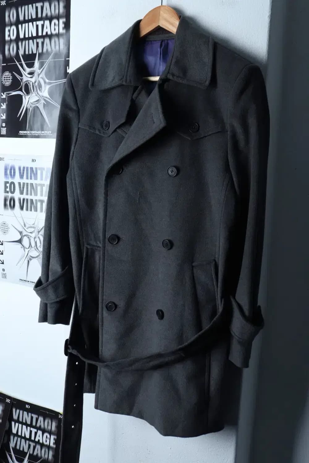 (M-L) 코모도 코트자켓 더블 그레이 올드스쿨-1705A 상품이미지1