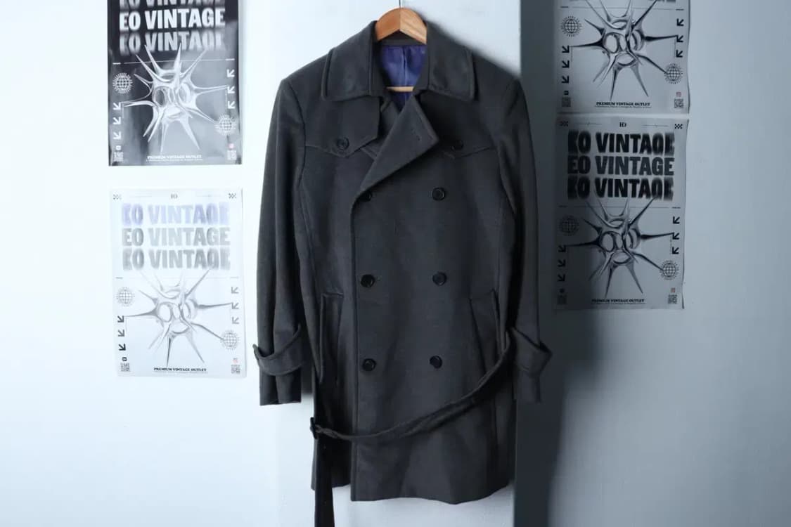 (M-L) 코모도 코트자켓 더블 그레이 올드스쿨-1705A 상품이미지2