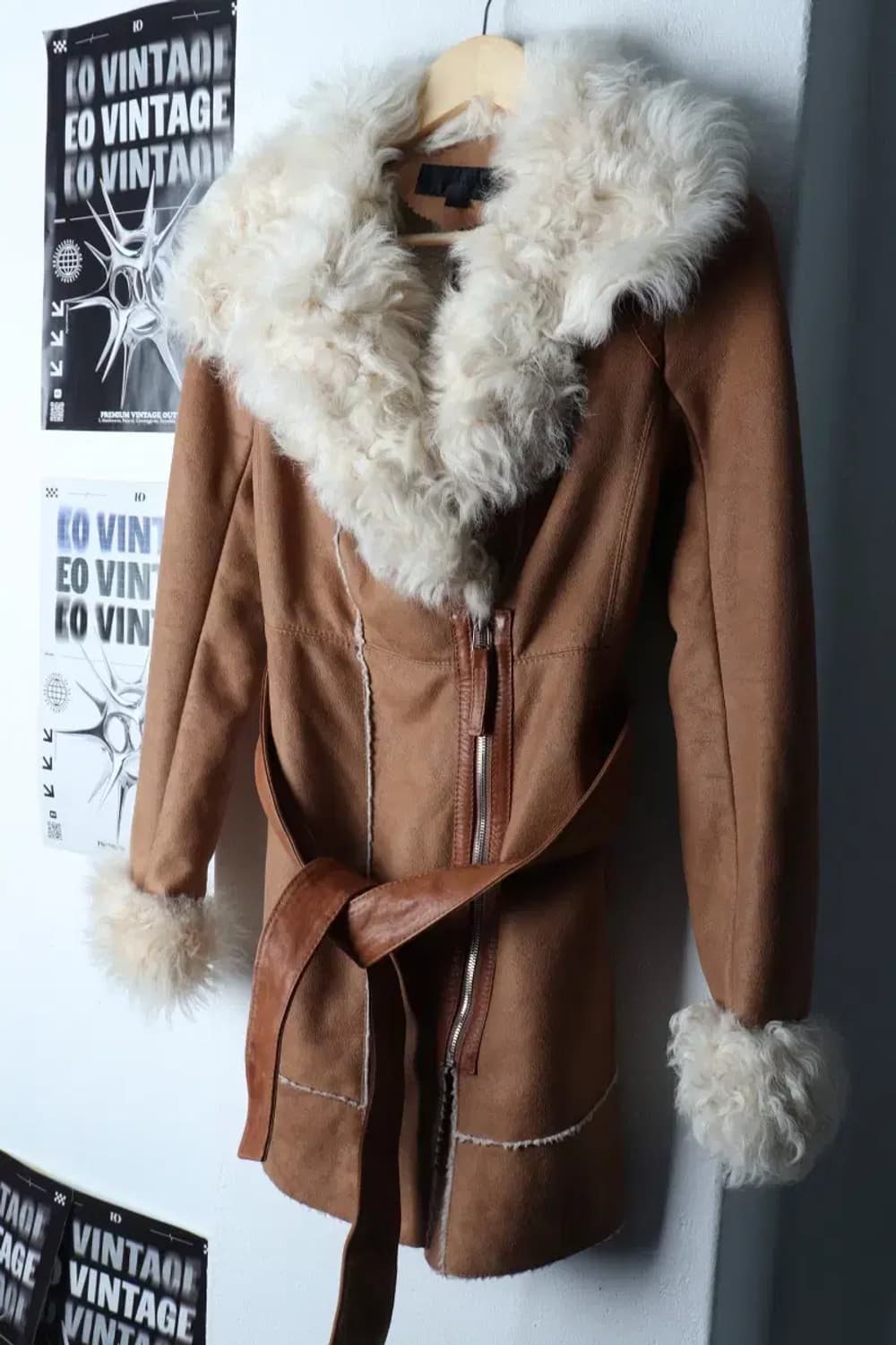 W(M) 질스튜어트 코트자켓 무스탕 브라운 한정판-1705C 상품이미지1