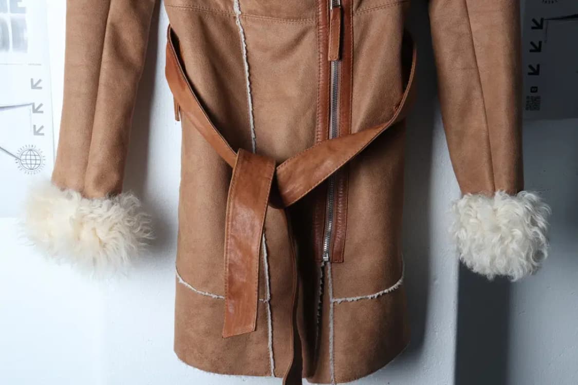 W(M) 질스튜어트 코트자켓 무스탕 브라운 한정판-1705C 상품이미지4