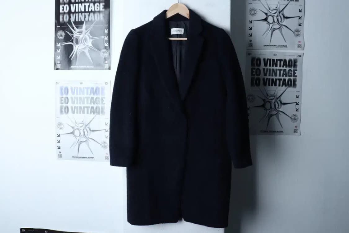 W(S) 모죠에스핀 코트자켓 싱글 알파카 블루 울-1705D 상품이미지2