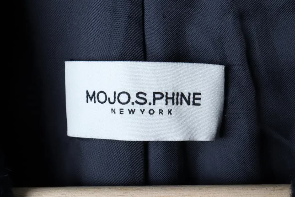 W(S) 모죠에스핀 코트자켓 싱글 알파카 블루 울-1705D 상품이미지5