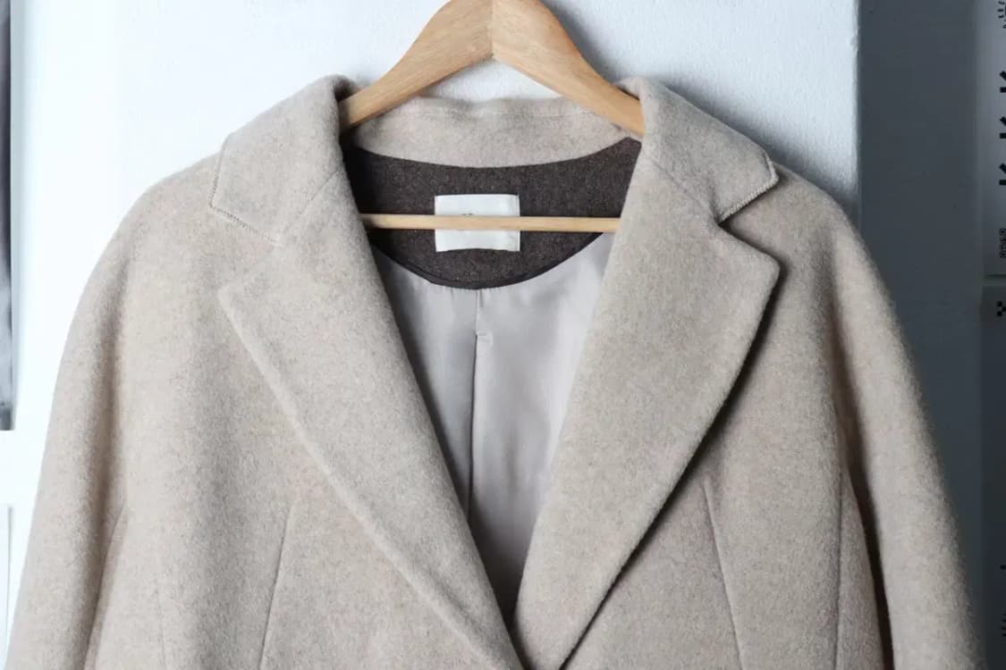 W(S-M) 지고트 코트자켓 싱글 베이지 울-1705F 상품이미지3