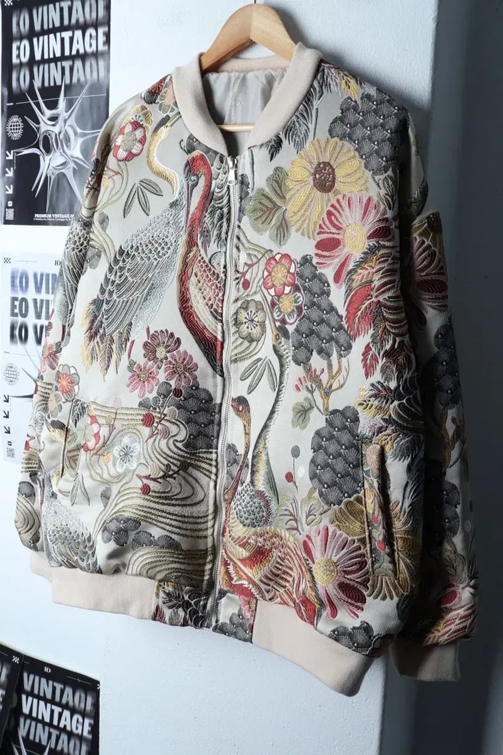 (F) 브랜드빈티지 집업 바람막이 점퍼자켓 동양 오리엔탈-17063 상품이미지1