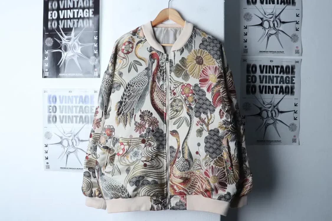 (F) 브랜드빈티지 집업 바람막이 점퍼자켓 동양 오리엔탈-17063 상품이미지2