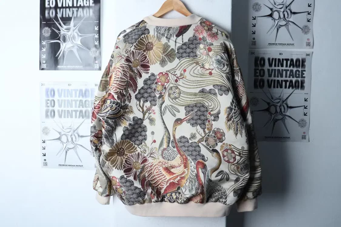 (F) 브랜드빈티지 집업 바람막이 점퍼자켓 동양 오리엔탈-17063 상품이미지5