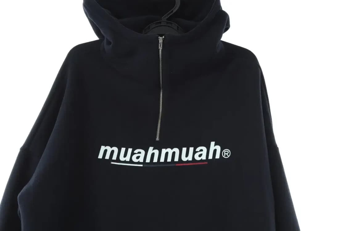 (F) 무아무아 후드집업 박시 기모 따뜻 네이비-1716B 상품이미지3