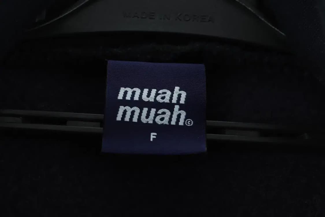 (F) 무아무아 후드집업 박시 기모 따뜻 네이비-1716B 상품이미지6