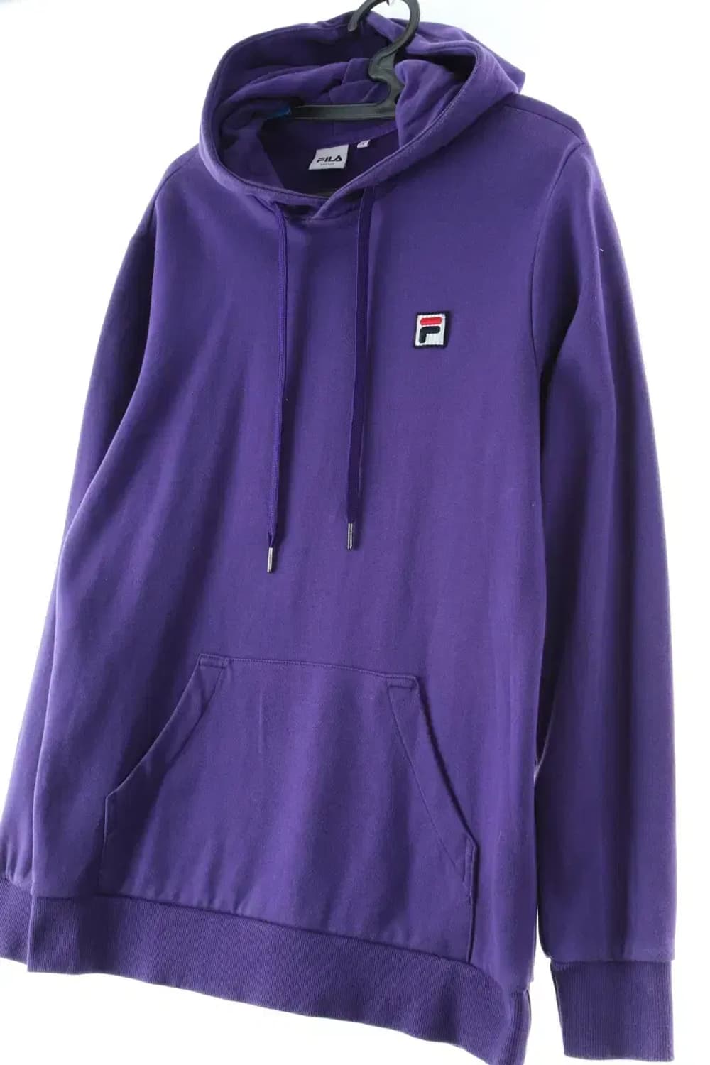 (M-L) 휠라 후드티셔츠 박시 퍼플 올드스쿨-1716E 상품이미지1