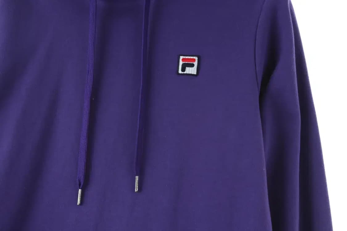 (M-L) 휠라 후드티셔츠 박시 퍼플 올드스쿨-1716E 상품이미지5