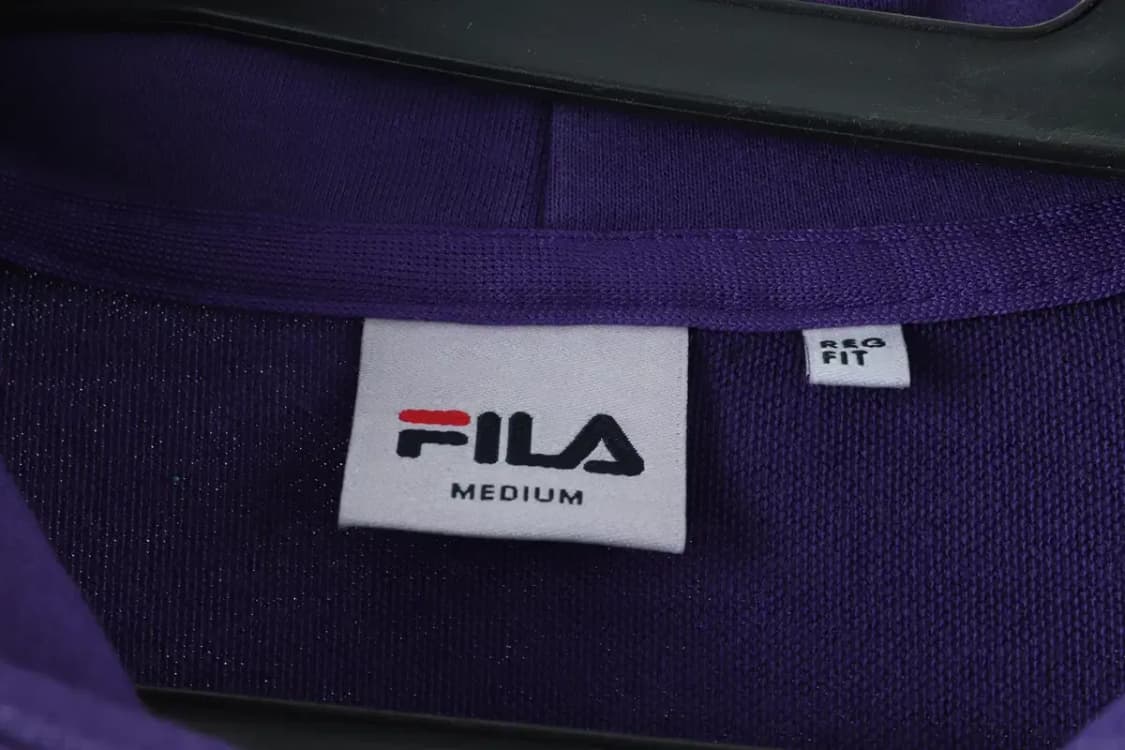 (M-L) 휠라 후드티셔츠 박시 퍼플 올드스쿨-1716E 상품이미지6