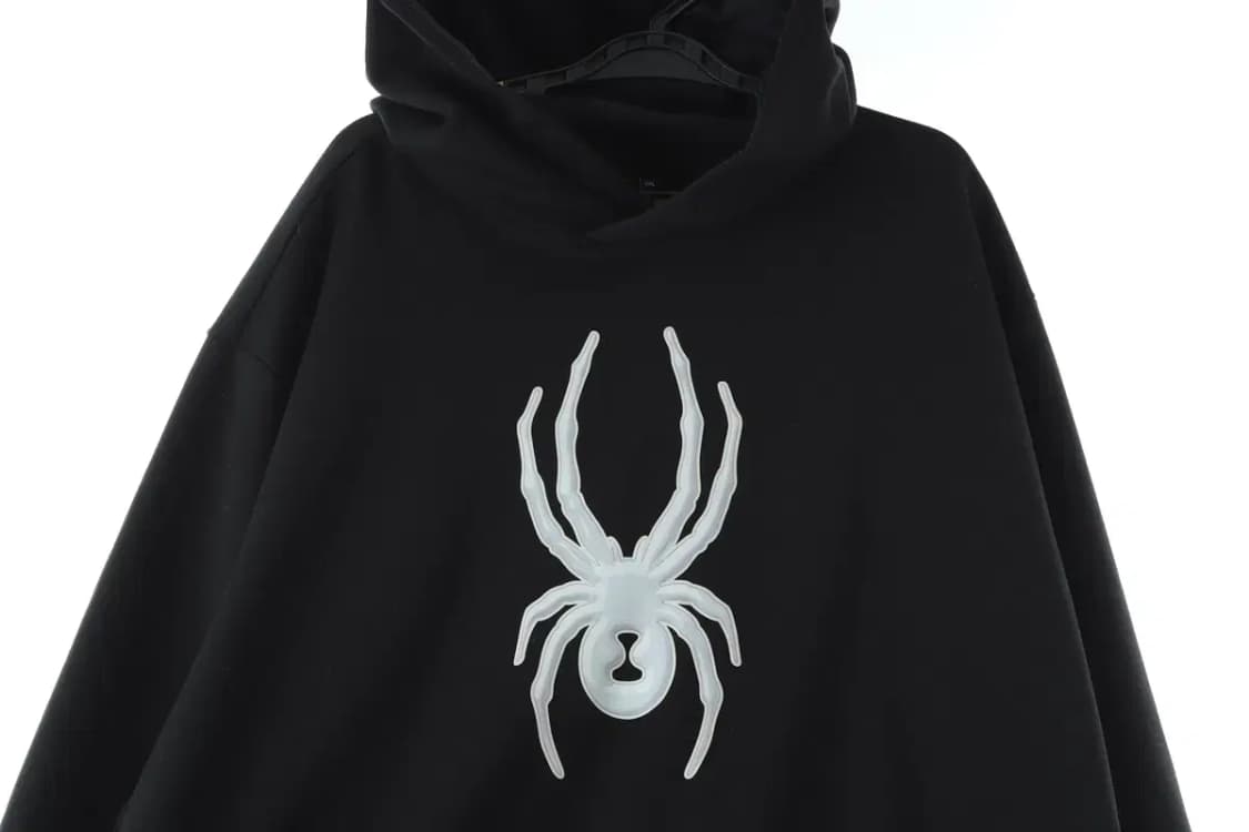 (2XL-4XL) 스파이더 후드티셔츠 빅사이즈 박시 빅로고-1716F 상품이미지3