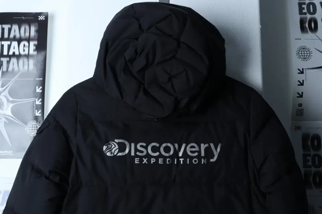 W(M) 디스커버리 패딩 점퍼자켓 덕다운 블랙 롱 올드스쿨-17177 상품이미지6