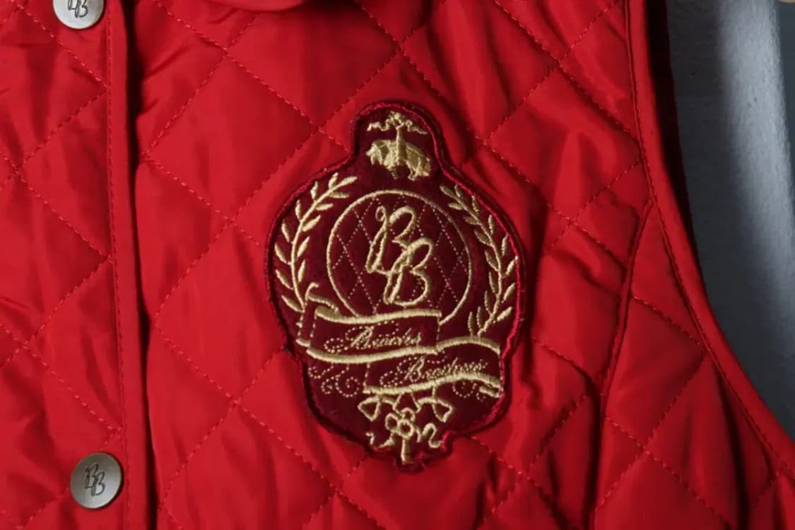 W(M) 브룩스브라더스 패딩 점퍼자켓 조끼 레드 구스다운-17178 상품이미지5