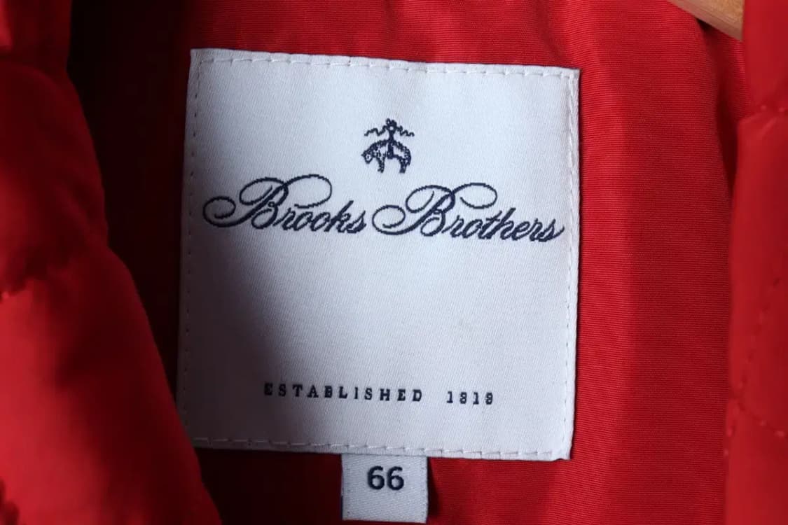 W(M) 브룩스브라더스 패딩 점퍼자켓 조끼 레드 구스다운-17178 상품이미지7