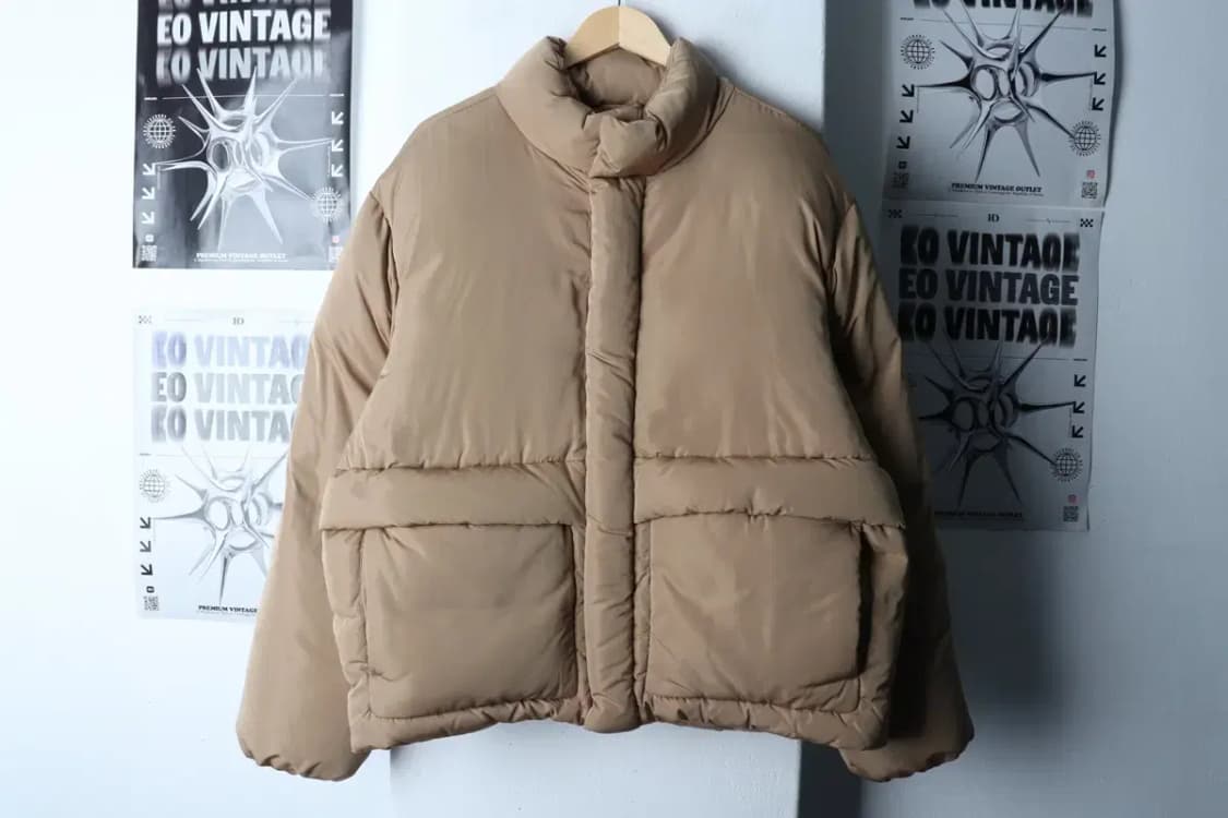 (L-XL) 비슬로우 패딩 점퍼자켓 덕다운 푸퍼 베이지-1717B 상품이미지2