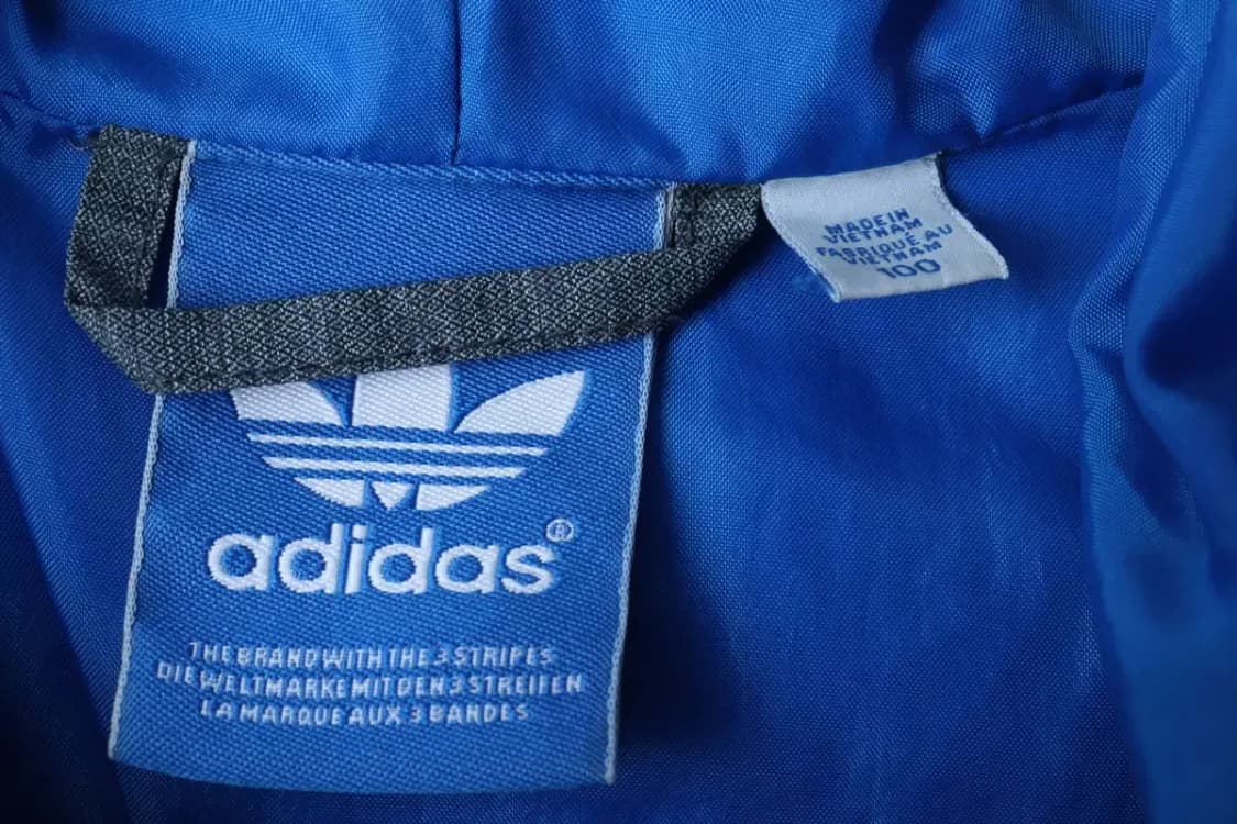 (L-XL) 아디다스 패딩 점퍼자켓 오리지널 차콜 블루 덕다운-1717C 상품이미지7