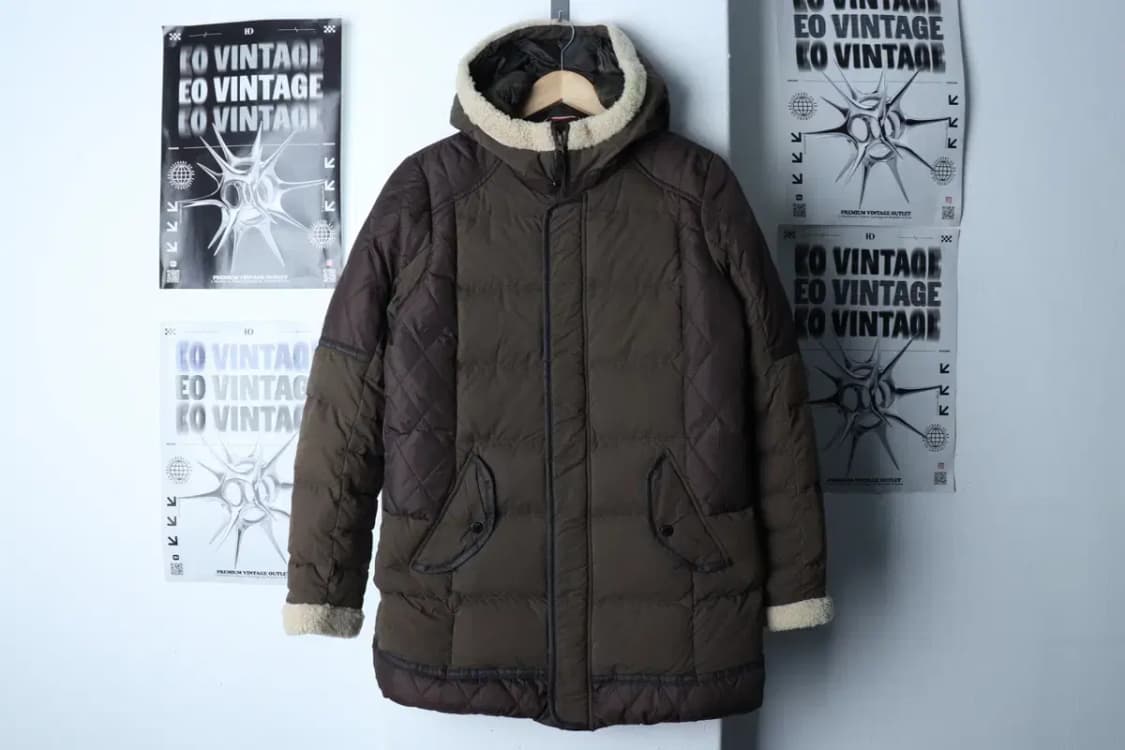 (M) K2 케이투 패딩 점퍼자켓 카키 퍼 올드스쿨-1717E 상품이미지2