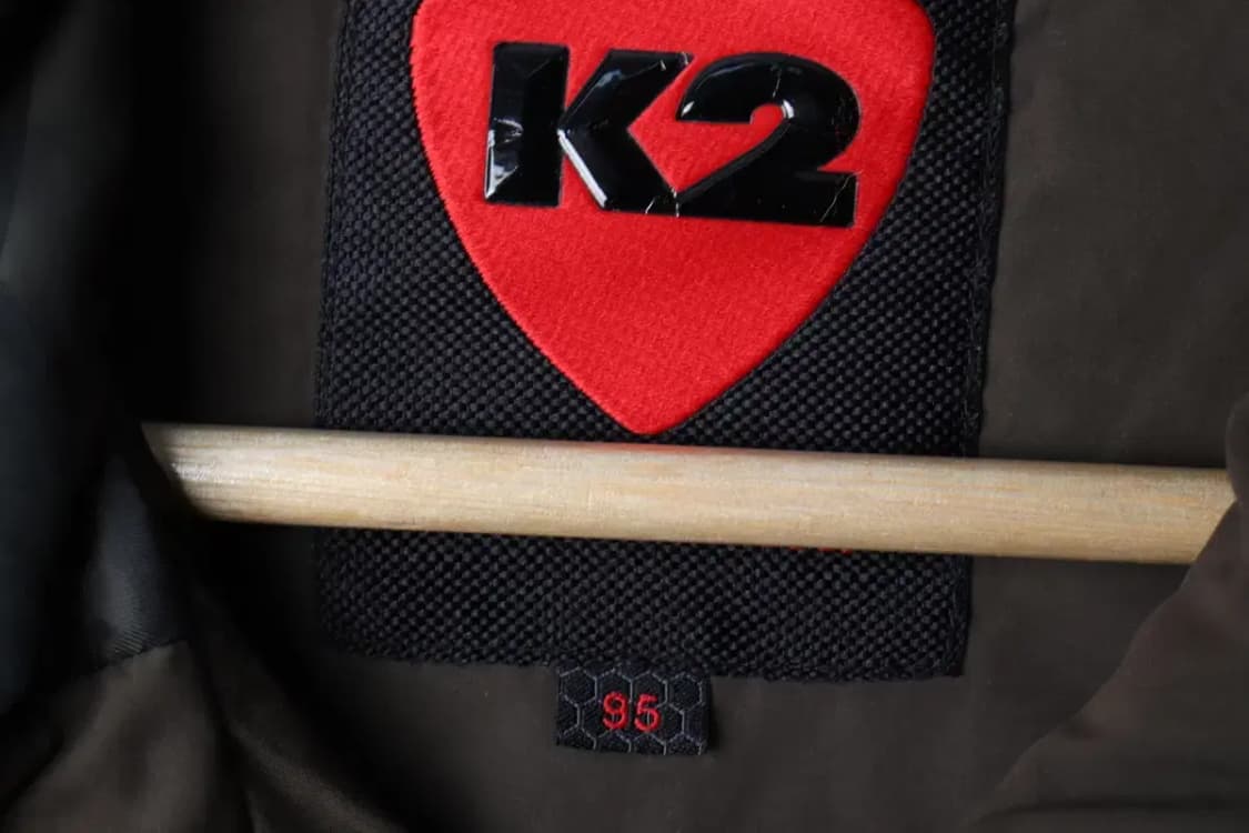 (M) K2 케이투 패딩 점퍼자켓 카키 퍼 올드스쿨-1717E 상품이미지5